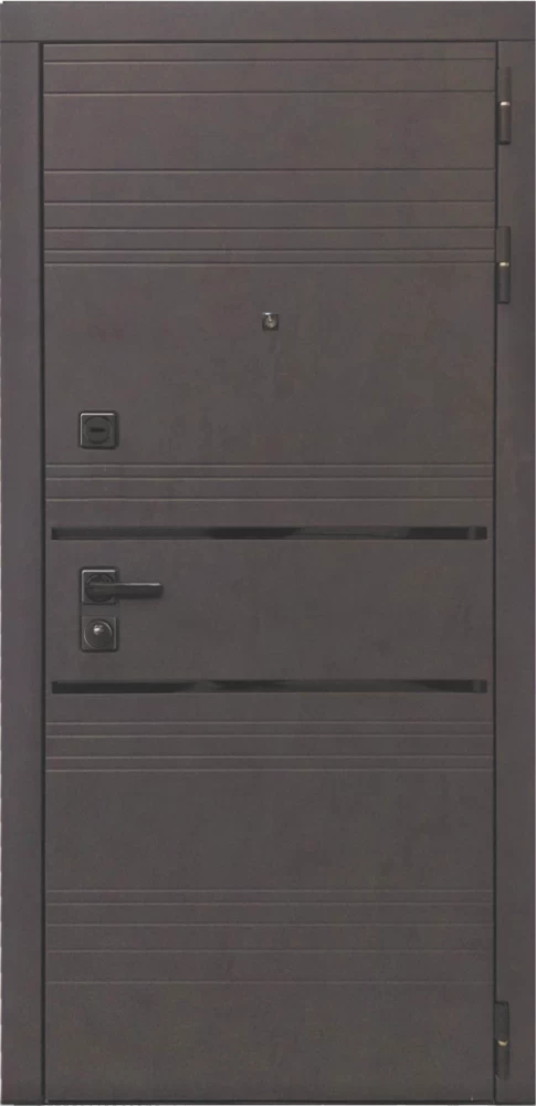 Входная дверь ДвериПРО L-43 ФЛЗ-603 Бетон снежный DPRO196696 внешняя сторона