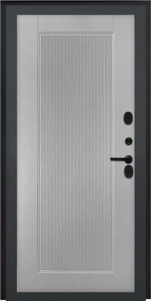 Входная дверь ДвериПРО Аура ПВХ 10мм Астрод Velutto Grigio DPRO195700 внутренняя сторона