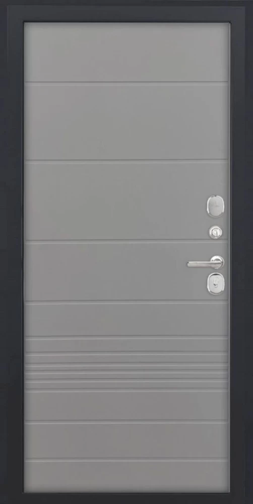 Входная дверь ДвериПРО Модель L-49 ФЛ-700 (10мм, ясень грей) DPRO195480 внутренняя сторона