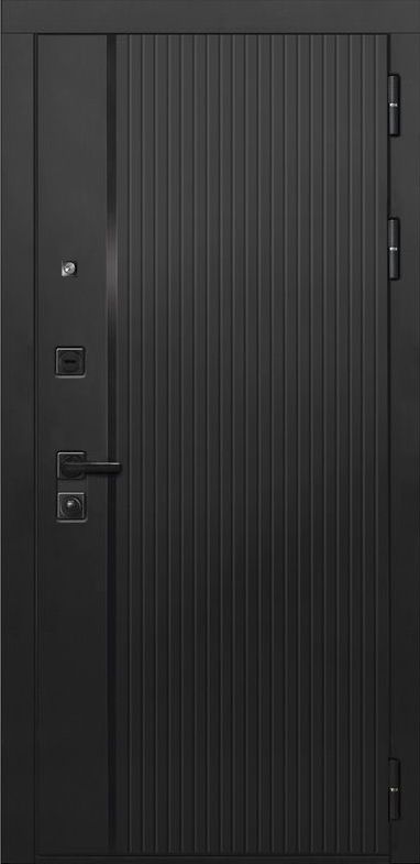 Входная дверь ДвериПРО L-45 ФЛ-700 (10мм, ясень белый) DPRO195457 внешняя сторона